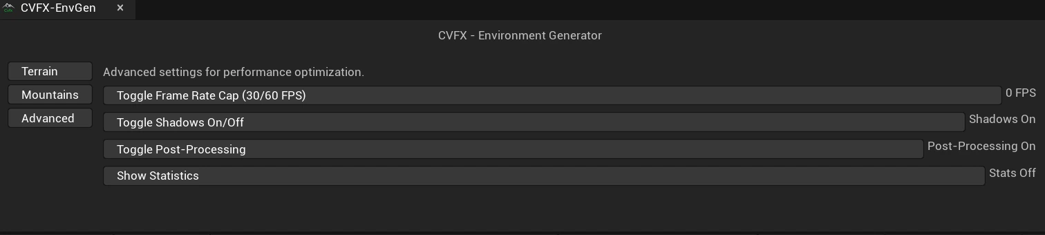 CVFX Environment Generator v2.1.2 Documentation – CosineVFX